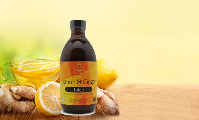 Lemon & Ginger Juice product packshot